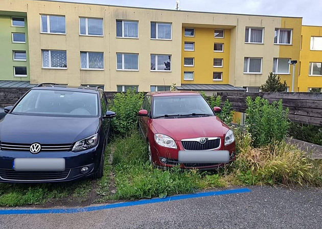 Praha 8 rozšiřuje modré zóny. Objevily se i na zarostlém pozemku, podivují se lidé