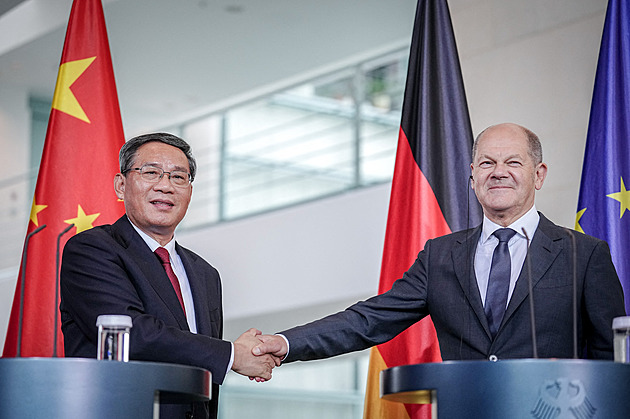 Německo po pěti letech hostí Číňany. Bez spolupráce nepřežijeme, říká Scholz