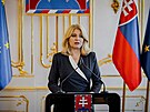 Slovenská prezidentka Zuzana aputová oznámila, e u po vyprení svého mandátu...