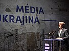 Prezident Petr Pavel zahájil konferenci Média a Ukrajina. (22. ervna 2023)
