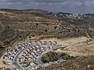 Izraelská osada Givat Ze'ev na Západním behu Jordánu (18. ervna 2023)