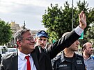 Izraelský ministr národní bezpenosti Itamar Ben-Gvir v Jeruzalém (1. ervna...