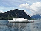 Diamant je nejnovjí lo ve flotile Lucernského jezera.