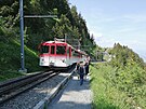 Výlapy jsou na Rigi ohromn populární, cestu si lze asto zkrátit vlakem.