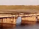 Ukrajinci poniili most z Chersonské oblasti na Krym