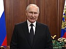 Ruský prezident Vladimir Putin ml projev k národu. (24. ervna 2023)