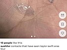 Fanouek Taylor Swiftové nabízel ke koupi vyschlé jednodenní kontaktní oky,...