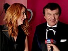 Monika Trávníková a její manel Pavel Trávníek v rozhovoru pro poad Showtime...