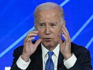Americký prezident Joe Biden bhem diskuse o ízení rizik umlé inteligence v...