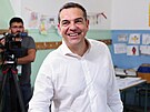 Alexis Tsipras, lídr levicové strany Syriza, odvolil. (25. ervna 2023)