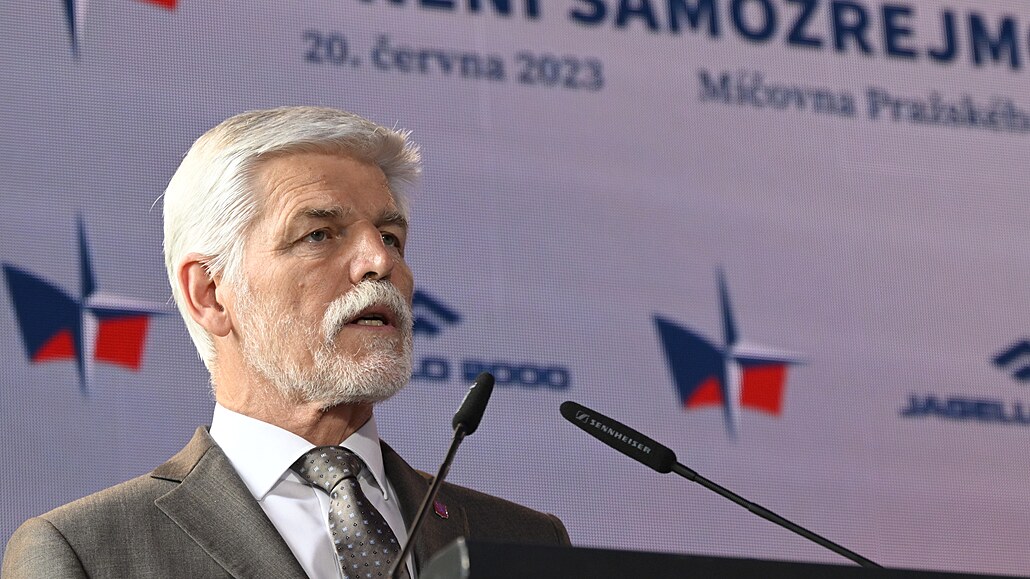 Prezident Petr Pavel na konferenci Nae bezpenost není samozejmost na...