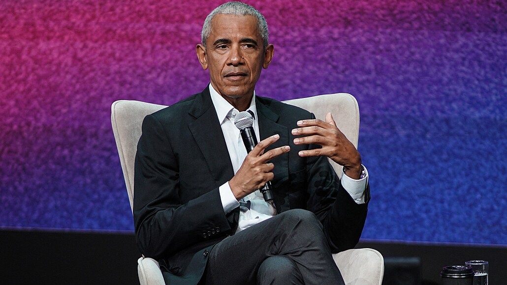 Americký exprezident Barack Obama (22. ervna 2023)