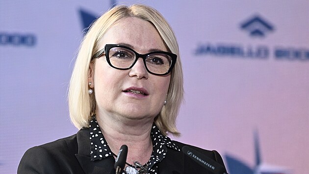 Ministryn� obrany Jana �ernochov� (ODS) na konferenci Na�e bezpe�nost nen� samoz�ejmost. (20. �ervna 2023)