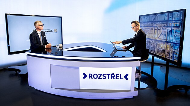 Dnenm hostem poadu Rozstel je Zdenk Zajek, prezident Hospodsk komory R. (28. ervna 2023)