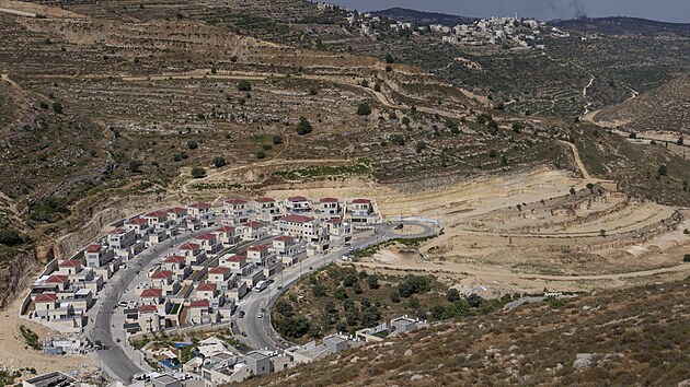 Izraelsk� osada Givat Ze'ev na Z�padn�m b�ehu Jord�nu (18. �ervna 2023)