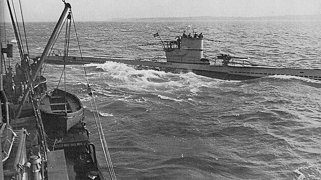 Typick silueta ponorky typ VII C