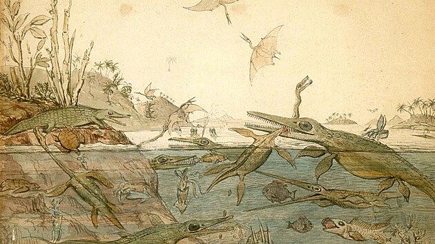 Slabounk a dlouh krk musel lkat predtory, pomyslel si ji v roce 1830 paleontolog Henry De La Beche.