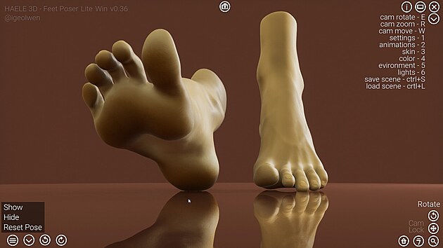 HAELE 3D - Feet Poser Pro