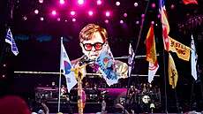Elton John na festivalu v Glastonbury (25. ervna 2023)