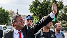 Izraelský ministr národní bezpenosti Itamar Ben-Gvir v Jeruzalém (1. ervna...