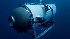 Ponorka Titan spolenosti OceanGate na snímku z ervence 2021