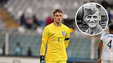 Fotbalový branká Josef Bursik