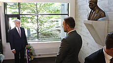 Prezident Petr Pavel v budov Masarykova ústavu a Archivu Akademie vd R. (27....