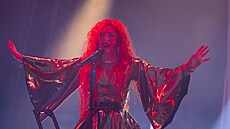 �ofie Da�bujánová z kapely MYDY na festivalu Metronome Prague (24. �ervna 2023)