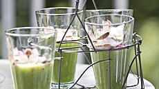 Okurkov gazpacho s kokosovm mlkem