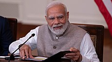 Indický premiér Naréndra Módí (23. ervna 2023)