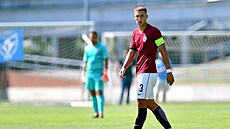 Gruzínský fotbalista Iva Gelavili v dresu praské Sparty. (2019)