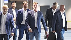 Noví lenové realizaního týmu hokejové reprezentace. Zleva: asistent trenéra...