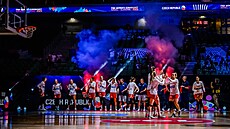 eské basketbalistky ped kvalifikaním utkáním na olympiádu s Nmeckem.