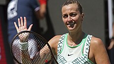 Petra Kvitová zvládla utkání s francouzskou tenistkou Caroline Garciaovou.