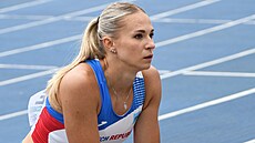 eská atletka Amálie vábíková na Evropských hrách v Polsku.