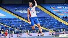 Na Evropských hrách v Polsku se pedvedl také skokan do dálky Radek Juka.