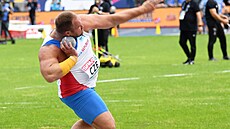 eský atlet Tomá Stank na Evropských hrách v Polsku.