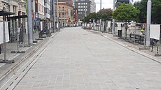 Pardubická t�ída Míru má novou dla�bu. (26. �ervna 2023)