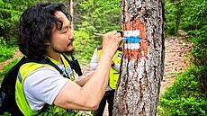 Mongolsko za�alo pou�ívat �eskou metodu zna�ení turistických tras a stezek....