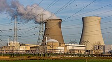 Belgická jaderná elektrárna Doel (28. prosince 2015)
