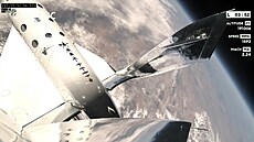 VSS Unity v 58 kilometrech pi misi Galactic 01