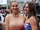 Dara Rolins s dcerou Laurou na Mezinárodním filmovém festivalu v Karlových...