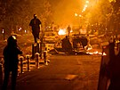V Nanterre na pedmstí Paíe se opt stetli protestující s policií kvli...