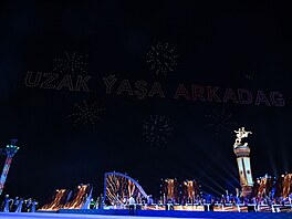 V Turkmenistánu oteveli nové chytré msto Arkadag. (29. ervna 2023)