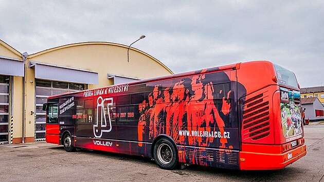 Autobus volejbalist Jihostroje v Budjovicch