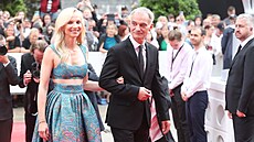 Na �ervený koberec dorazil herec Ivan Trojan. (30. �ervna 2023)