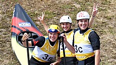Kanoistky Gabriela Satková, Tereza Fi�erová a Tereza Kneblová vyhrály na...