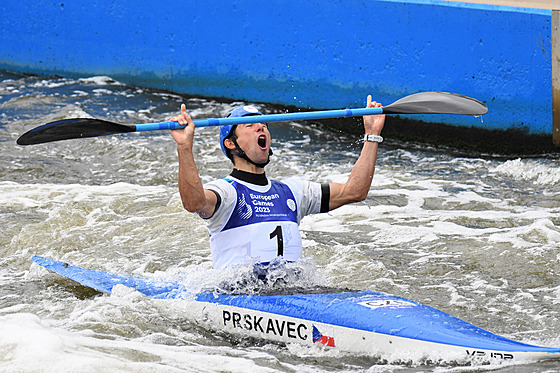 Kajaká Jií Prskavec se stal poesté mistrem Evropy ve vodním slalomu.