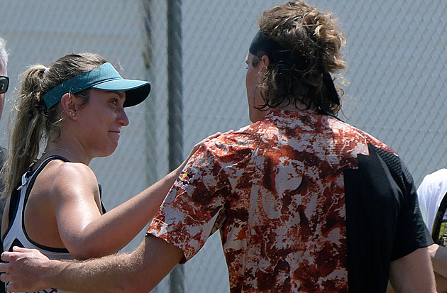 Láska mezi tenisovými hvězdami. Začala romantickým snem, zahrají si mix