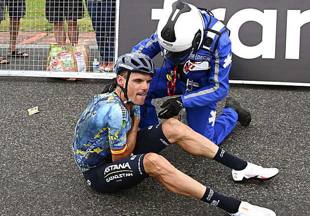 Sánchez už Cavendishovi na Tour nepomůže, má zlomenou klíční kost a končí